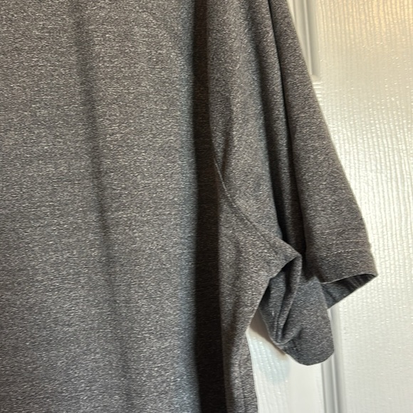 01. Algo men’s gray performance short sleeve henley shirt size XL - Picture 3 of 7